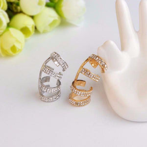 Crystal Butterfly Earrings For Women - SexyBling
