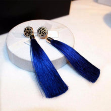 Load image into Gallery viewer, Rhinestone Crystal Long Earrings - SexyBling