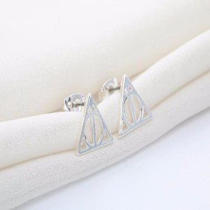 Luna Triangle Hallows Earrings - SexyBling