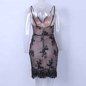 Beautiful Backless Sequin Mini Dress - SexyBling