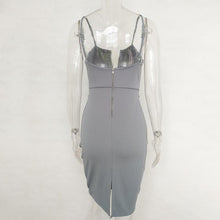 Load image into Gallery viewer, Lace Up Front Bodycon Dress - SexyBling