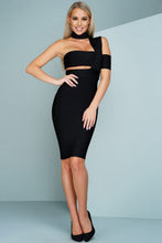 Load image into Gallery viewer, Elegant Evening Bandage Dress - SexyBling