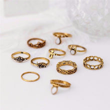 Load image into Gallery viewer, 10pcs Flower Midi Ring for Women - SexyBling