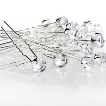Load image into Gallery viewer, Round Crystal Rhinestone Hair Pins - SexyBling