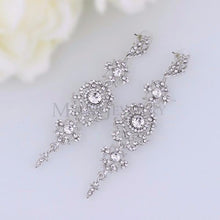 Load image into Gallery viewer, Floral Shape Long Dangle Drop Earrings - SexyBling