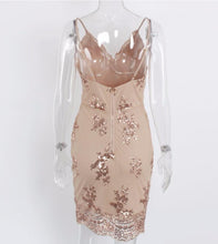 Load image into Gallery viewer, Beautiful Backless Sequin Mini Dress - SexyBling