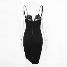 Load image into Gallery viewer, Lace Up Front Bodycon Dress - SexyBling