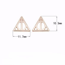 Load image into Gallery viewer, Luna Triangle Hallows Earrings - SexyBling