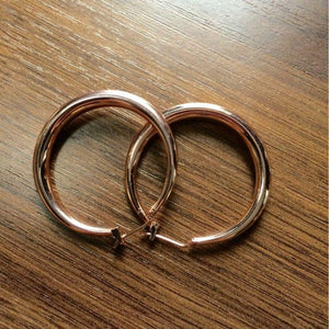 Round Hoop Earrings - SexyBling