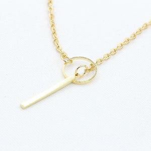 Cross Lariat Pendant Choker Necklace - SexyBling