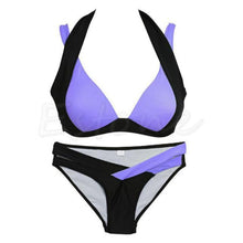 Load image into Gallery viewer, Halter Cut Out 2 Piece Bikini Set - SexyBling
