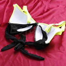Load image into Gallery viewer, Halter Cut Out 2 Piece Bikini Set - SexyBling