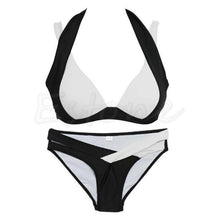 Load image into Gallery viewer, Halter Cut Out 2 Piece Bikini Set - SexyBling