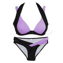 Load image into Gallery viewer, Halter Cut Out 2 Piece Bikini Set - SexyBling