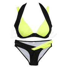 Load image into Gallery viewer, Halter Cut Out 2 Piece Bikini Set - SexyBling