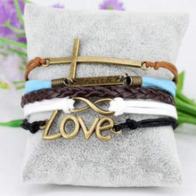 Load image into Gallery viewer, Handmade Bohemian Love Faith Charm Bracelets - SexyBling
