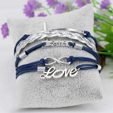 Load image into Gallery viewer, Handmade Bohemian Love Faith Charm Bracelets - SexyBling