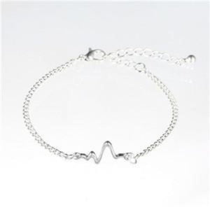 Heartbeat Rhythm Chain Bracelet - SexyBling