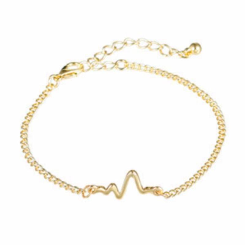 Heartbeat Rhythm Chain Bracelet - SexyBling