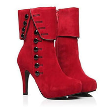 Load image into Gallery viewer, High Heeled Button Boots - SexyBling
