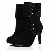 Load image into Gallery viewer, High Heeled Button Boots - SexyBling