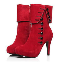 Load image into Gallery viewer, Women High Heels Platform  Ankle Boots - SexyBling