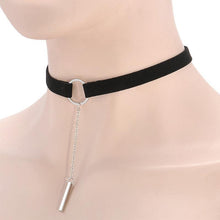 Load image into Gallery viewer, High Quality Zinc Alloy Leather Choker Necklace - SexyBling