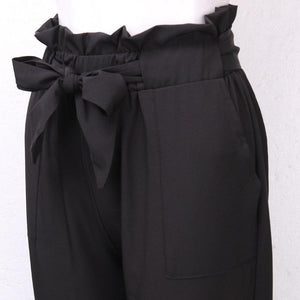High Waist Harem Pant With Rope Belt - SexyBling