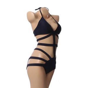 High Waist One Piece Swimsuit for Women - SexyBling