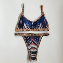 Load image into Gallery viewer, High Waist Wire Free Thong Bikini - SexyBling