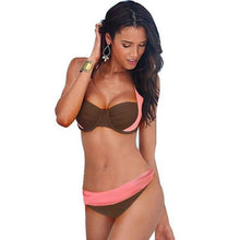 Load image into Gallery viewer, High Waist Bikini Plus Swimwear - SexyBling