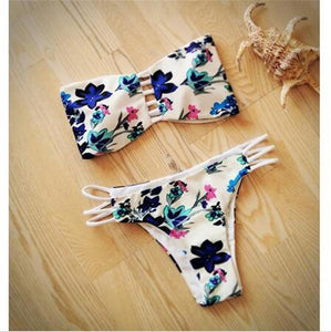 Sexy Padded Bandage Brazilian Bikini - SexyBling
