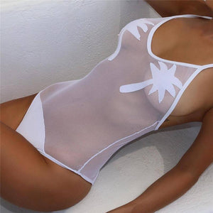 Hot Mesh Monokini One Piece Bikini - SexyBling