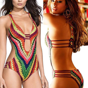 Hot Trikini One Piece Thong Bikini - SexyBling