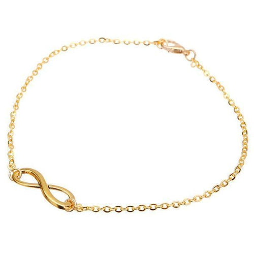 Infinity Charm Bracelet With Link Chain - SexyBling