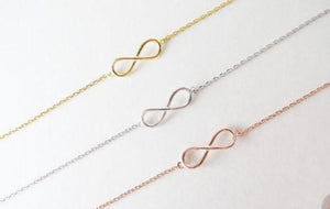Infinity Charm Bracelet With Link Chain - SexyBling