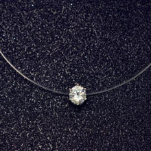 Load image into Gallery viewer, Invisible Wire Zircon Necklace - SexyBling