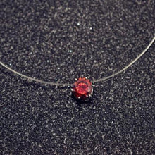 Load image into Gallery viewer, Invisible Wire Zircon Necklace - SexyBling