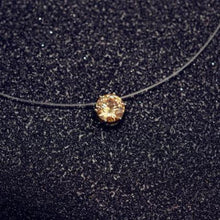 Load image into Gallery viewer, Invisible Wire Zircon Necklace - SexyBling