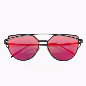 JOJO Cat Eye Sunglasses (Reflective Mirror) - SexyBling