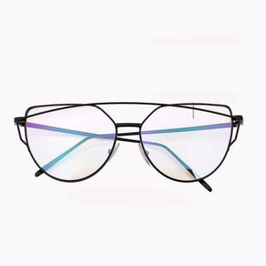 JOJO Cat Eye Sunglasses (Reflective Mirror) - SexyBling