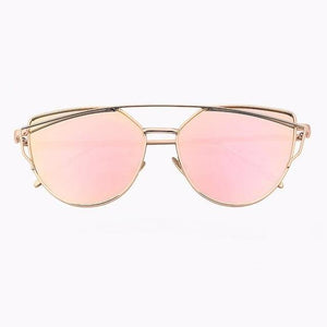 JOJO Cat Eye Sunglasses (Reflective Mirror) - SexyBling