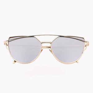 JOJO Cat Eye Sunglasses (Reflective Mirror) - SexyBling