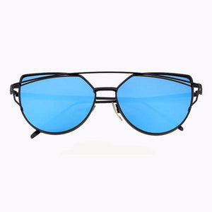 JOJO Cat Eye Sunglasses (Reflective Mirror) - SexyBling
