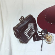 Load image into Gallery viewer, Kiss Lock Leather Clutch - SexyBling