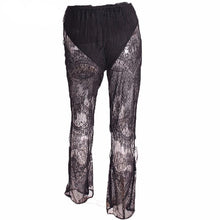 Load image into Gallery viewer, Lace See Through Wide Leg Pants - SexyBling