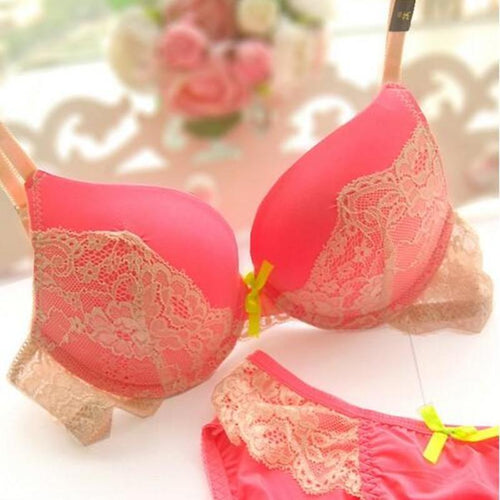 Lace Two Piece Swimsuit Bikini Set - SexyBling