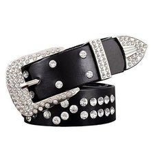 Load image into Gallery viewer, Leather Bling Belt - SexyBling