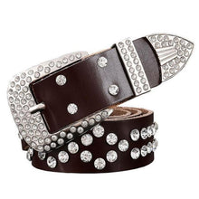 Load image into Gallery viewer, Leather Bling Belt - SexyBling