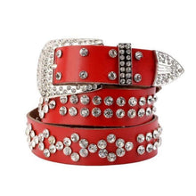 Load image into Gallery viewer, Leather Bling Belt - SexyBling